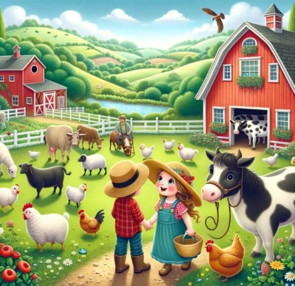 Lucy's Day at Green Meadows Farm