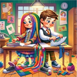 Zara's Colorful World and Sam's Orderly Life