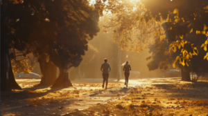 jogging